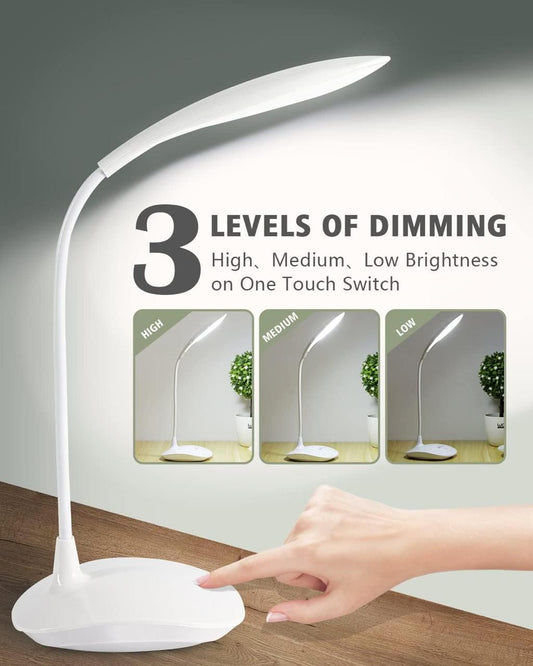Rechargeable LED Desk Lamp – Touch Control with 3 Brightness Levels Product Description