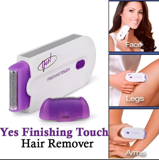 Rechargeable Yes Hair Remover Machine for Women – Finishing Touch Electric Hair Removal Tool for Smooth Skin