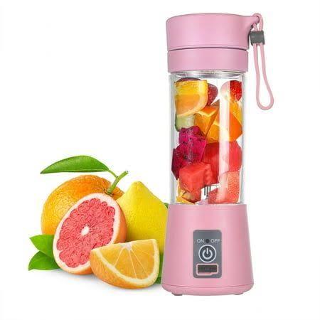 Juicer Blender 6 Blades USB Portable 380ml Mini Fruit Bottle Juicer Small Blende