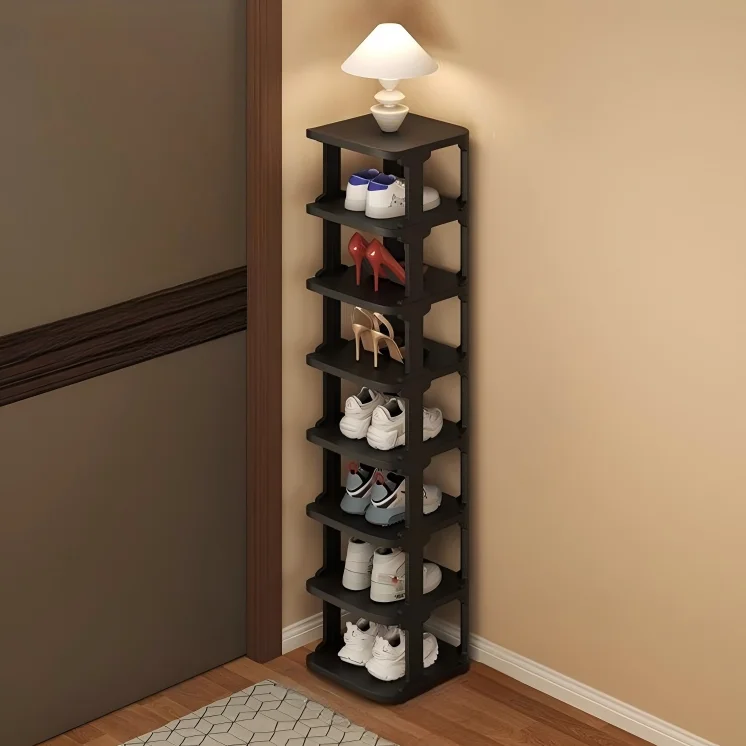 6 Layer X Shap Stackable Shoe Rack Shoe Stand Support Home Door Entrance Shoes Rack Space Saving Cabinet Shoe Storage Organizer