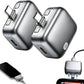 Type C Smart Auto Stop Charging Adapter, Auto Disconnect Charger – Portable USB Charger Automatically Stops When Fully Charged, Overcharge Protection