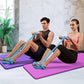 Pedal Resistance Band Latex Bodybuilding Expander Exercise Sit Up Equipment Tension Band Yoga Stretching Tummy Trimmer Pull Rope-copy