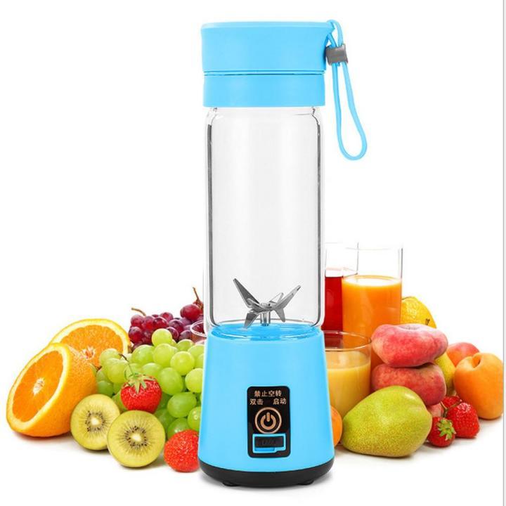 Juicer Blender 6 Blades USB Portable 380ml Mini Fruit Bottle Juicer Small Blende