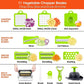 16 IN1 Mandoline Slicer Veggie Food Chopper Vegetable Cutter Tomato Carrot Grater Cheese French Onion Shredders Kitchen Tool
